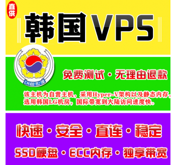 韩国VPS机房4096M国外，seo外包服务
